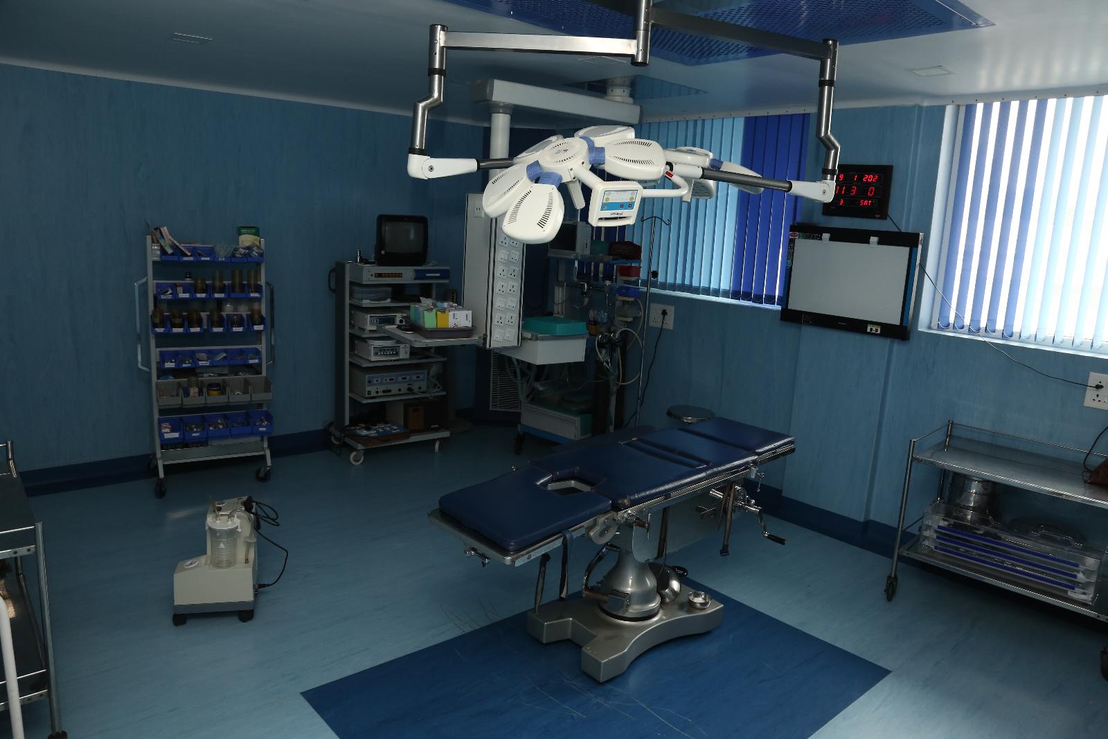 Operation theatre infrastructure at Nila Hospital Namakkal